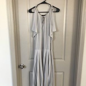 Robe BCBGMAXAZRIA Alana Soie Mousseline Une Épaule - Taille M - Neuf Étiqueté